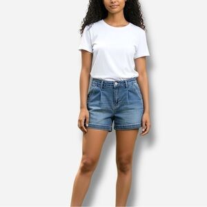 🌸New🌸 D Jeans High Waist Denim Shorts Blue 6 NWT